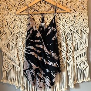 Young Fabulous & Broke Tie Dye Rayon Blend Tank Top Shirt